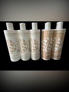 Pure Zero Coconut Milk Moisturizing Shampoo & Conditioner Set - Cream/Beige